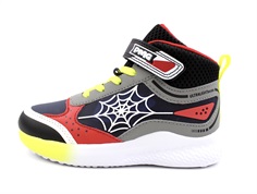Primigi nero rosso sneaker med blinkys